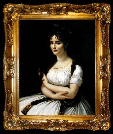 framed  Baron Antoine-Jean Gros Madame Pasteur, ta009-2